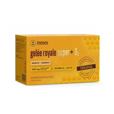 Matična mliječ super 1000mg+vitamin D 16 ampula